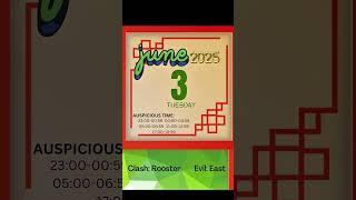 JUNE 3 2025 FENG SHUI CALENDAR #fengshui #fengshuiCalendar #fengshuiGuide