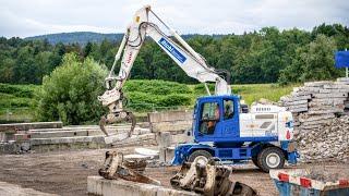 Richi Hyundai HW210A at Swiss Recycling Facility