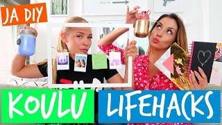 KOULU LIFEHACKS & DIY VINKIT! - näin kouluvuosi ja työt sujuu hauskemmin!