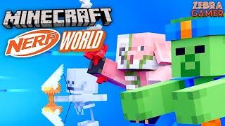 Minecraft Nerf World DLC!! - Zebra's Minecraft Fun