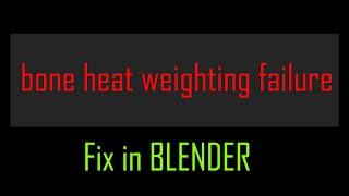 bone heat weighting failure FIX