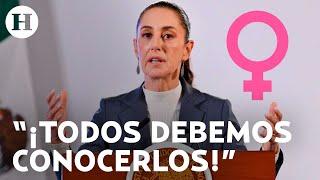 Claudia Sheinbaum anuncia creación de la Cartilla de Derechos de las Mujeres