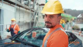 Smile Versicherung: Zeki auf der Baustelle