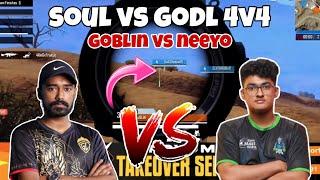 Team SouL vs GodL Pure 4v4 Fight Today Scrims BGMI ll