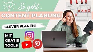 CONTENT PLAN: So geht erfolgreiche Content Planung für Social Media! (mit kostenlosen Planungstools)