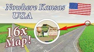 NOWHERE KANSAS USA 16X Map. Map Tour - Test - Farming Simulator 19 PC