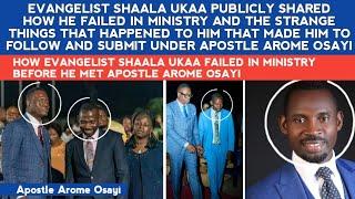 PST SHAALA PUBLICLY SHARED HOW HE FAILED IN MINISTRY & WHY HE LEFT THE MINISTRY TO FOLLOW APST AROME