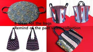 DIY안입는 옷으로 "가방 만들기" 4 아이디어!/4 ideas for the bags/remind of the past video collection