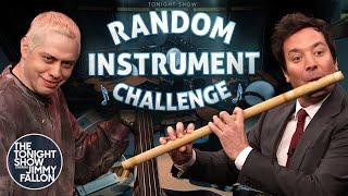 Random Instrument Challenge with Pete Davidson | The Tonight Show Starring Jimmy Fallon