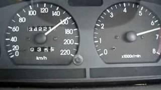 Daewoo Nubira - Nubaroo clock run - 1/4 mile at 12.7 secs and 190KM/H