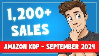 Amazon KDP Income Report September 2024