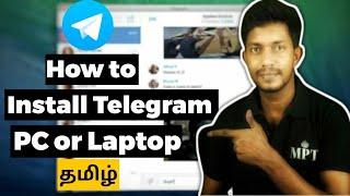  How to install telegram on laptop or desktop PC |Tamil