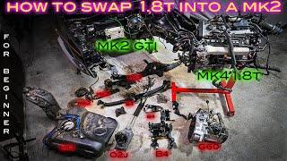 Step by Step How to Swap Mk2 Golf 1.8t | PARTS LIST | Pt.1