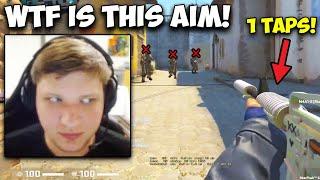 S1MPLE SHOWS HIS 100% HEADSHOT ONLY AIM! KENNYS HAS LOST IT! CSGO Twitch Clips