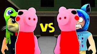 КОТЁНОК ЛАЙК VS RED CAT в Пигги | Piggy roblox | Часть 1. Кошачьи бои в игре про Свинку Пигги