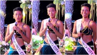 Miss Iloilo Alexie Brooks • Miss Arete Tagaytay Q and A  segment