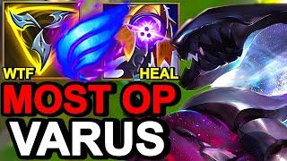 Wild Rift China Varus ADC - S Tier Broken OP Varus Build Runes - Sovereign Solo Rank Gameplay