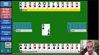 #8 Bridge Master Expert Level Challenge Hand ~ 3NT