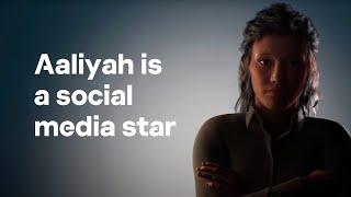 Aaliyah became a social media star – against her will