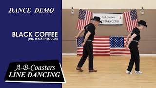 BLACK COFFEE  - Line Dance Demo & Walk Through