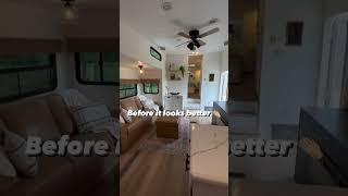 Checkout this camper transformation  #rvlife #camper #renovation #rv #campervan #rvliving