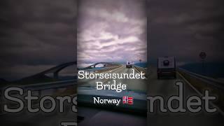 Drive with me on Storseisundet Bridge on Atlantic Ocean Road in Norway,  #short #shorts #shortvideo