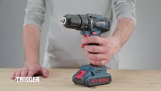 Ronix 8900K   Cordless Impact Drill Kit, 20V, 45N.M-Brushless Series