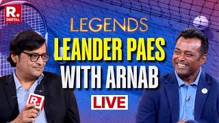LIVE: Leander Paes' Most Emotional & Fearless Interview Ever On 'Legends' With Arnab Goswami