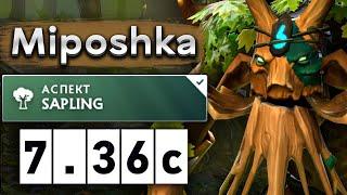 Мипошка на новом Тренте! - Miposhka Treant Protector 7.36 DOTA 2