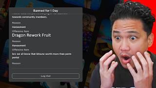 OMG!! i got banned on blox fruits