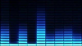 Blue Audio Equalizer Bars Moving Stock Motion Graphics