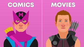 MARVEL - Comics vs Movies Comparison