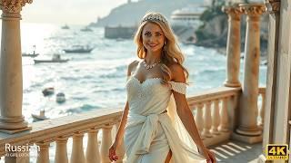 4K AI Art Lookbook｜Romantic Seaside Scene with AI Beauty in Modern Ethnic Fashion