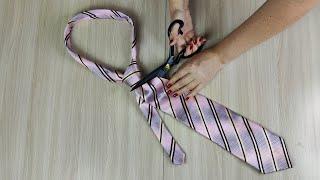 Don't throw away your old and unnecessary tie! It can be reused!