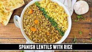 The BEST Lentils of Your Life | Spanish Lentils with Rice Recipe