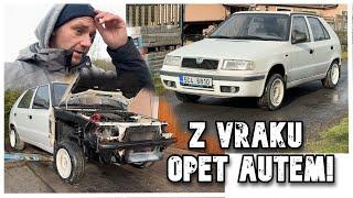 Z Vraku Zase Auto  Karlova Škoda Felicia hotová  Miš Maš vlog 159 #bezkomprese