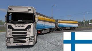 Euro Truck Simulator 2 1.33 Beyond the Baltic Sea DLC HCT trought Finland!