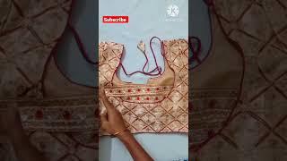Easy Hack to Resize Broader and Deeper back neck blouse