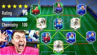 WORLDS FIRST 195 RATED FUT DRAFT!!! - FIFA 22