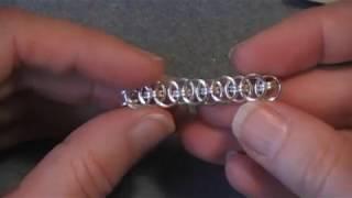 How to - Helm chainmaille weave - Как плести цепочку Хельм - speed weave - Ускоренный метод