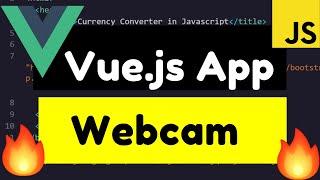 Vue.js Capture Photo and Video From Webcam Using vue-media-recorder Library Full Tutorial 2020