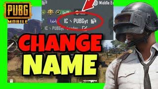 How To CHANGE NAME In PUBG Mobile  2024 EASY GUIDE - Change USERNAME in PUBG MOBILE