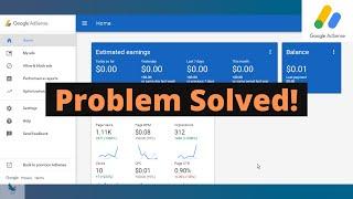 Google Adsense Showing 0 Dollars !? | Problem Solved ! | Tips & Tricks