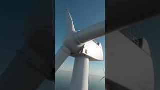 CSSC Haizhuang offshore wind turbine working 3d animation