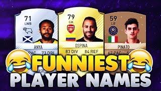 FIFA 17 - VICCES NEVŰ JÁTÉKOSOK!!