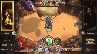 Hearthstone - Roger vs. Phonetap - ESL Legendary Series Season 2 Finals - Quarter Finals epic round