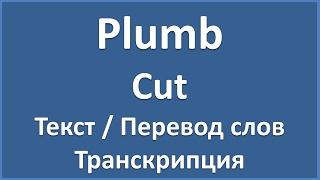 Plumb - Cut (текст, перевод и транскрипция слов)