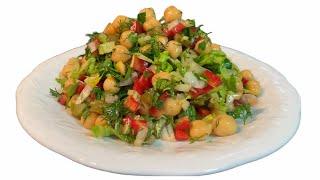 Салат из нута. Вкусный, простой и питательный салат. Chickpea salad.