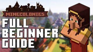 MineColonies Complete Beginner Guide (2024 UPDATED)