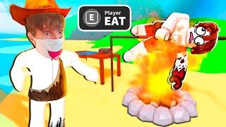 ВЫЖИВАЮ НА НЕОБИТАЕМЫХ ОСТРОВАХ В ROBLOX!!! / The Survival Game